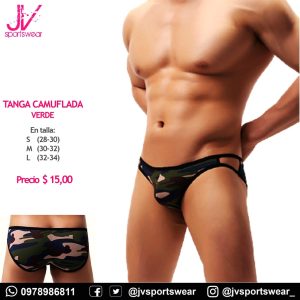 Bikini/Tanga Camuflado FANKAZY Verde