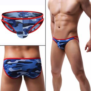 Bikini/Tanga Camuflado FANKAZY Azul
