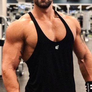 Camiseta BVD Negra Classic Stringer JED NORTH