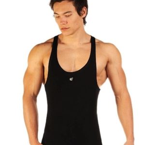 Camiseta BVD Negra Classic Stringer JED NORTH