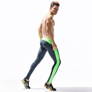 Lycra Negro con Verde TAUWELL 70612B