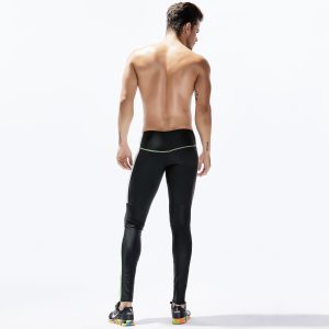 Lycra Negro con Blanco y Verde TAUWELL 70611B