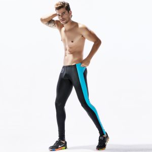 Lycra Negro con Turquesa TAUWELL 70612C