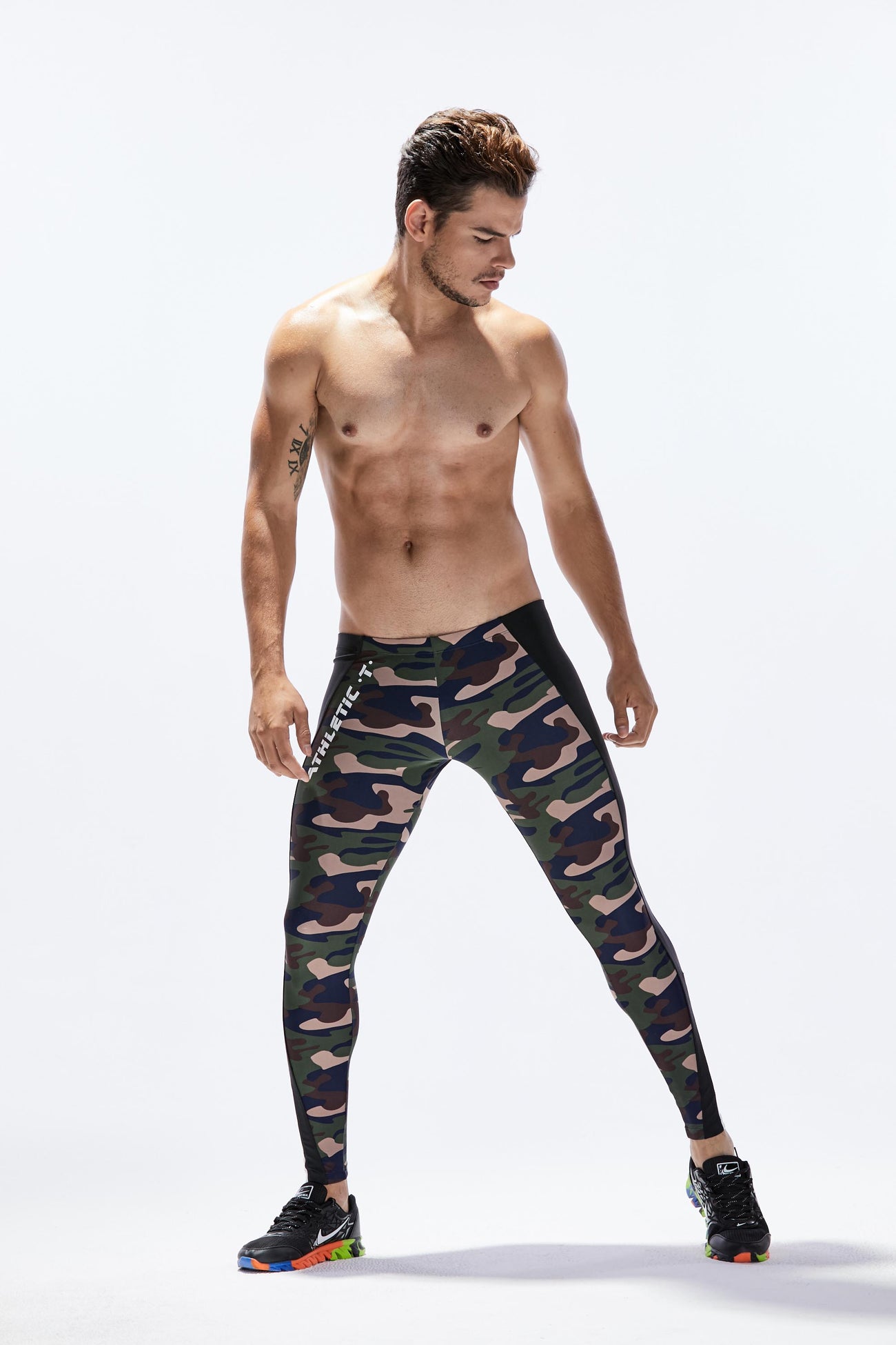 Lycra de Compresión TAUWELL Army Green 8601 - Image 3
