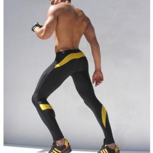 Lycra Negro con Amarillo TAUWELL 60614A