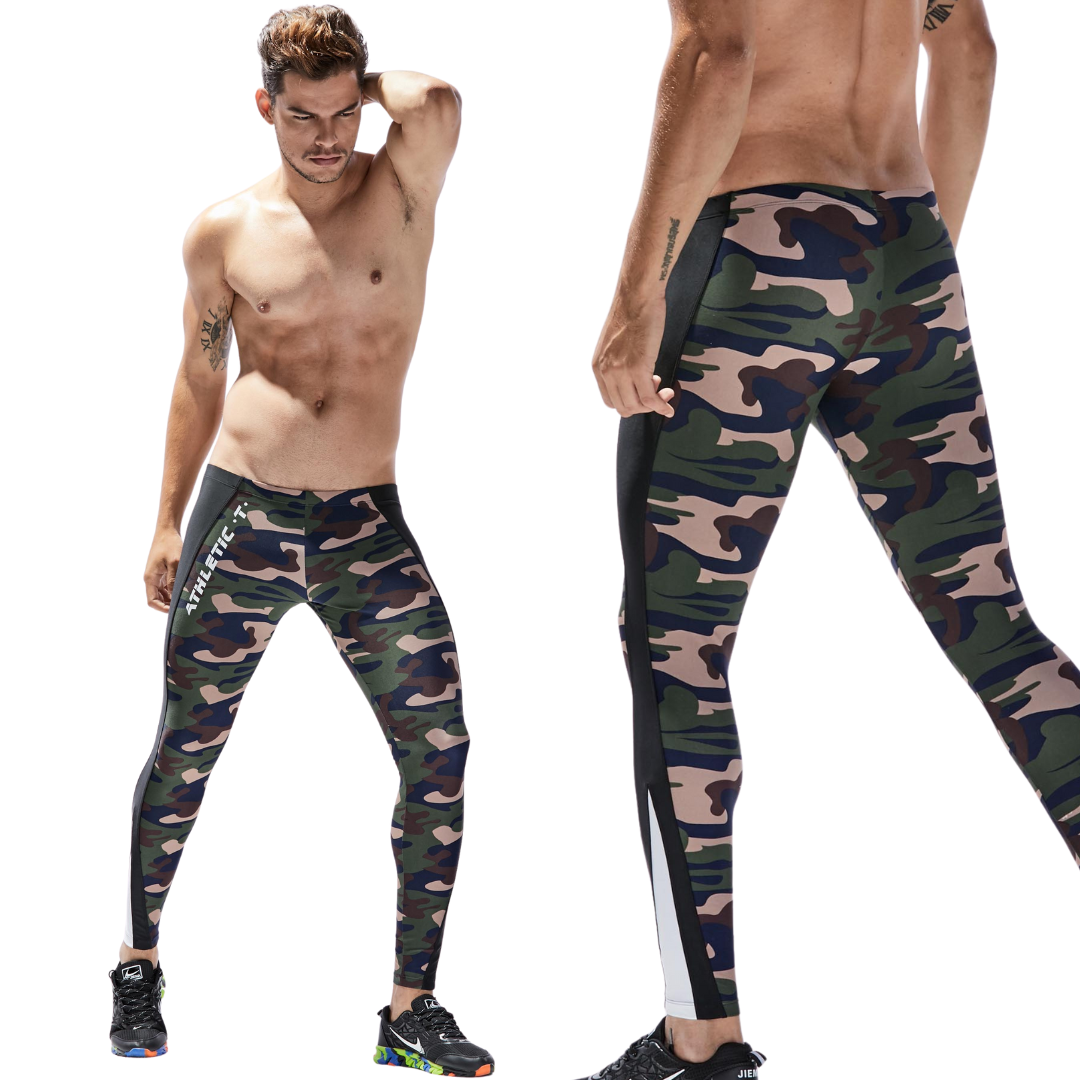 Lycra de Compresión TAUWELL Army Green 8601