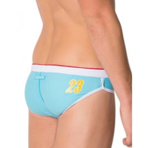Traje de Baño tipo brief MARCUSE Cargo 23 Celeste