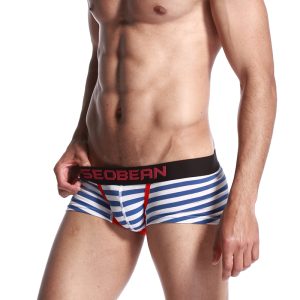 Boxer corto Seobean 30204 rayas azules