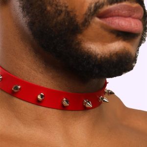 Gargantilla de Cuerina Roja JJ MALIBU