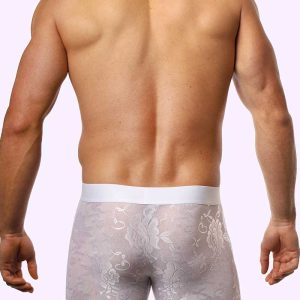 Boxer Classic Floral Print Blanco JJMALIBU