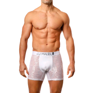 Boxer Classic Floral Print Blanco JJMALIBU