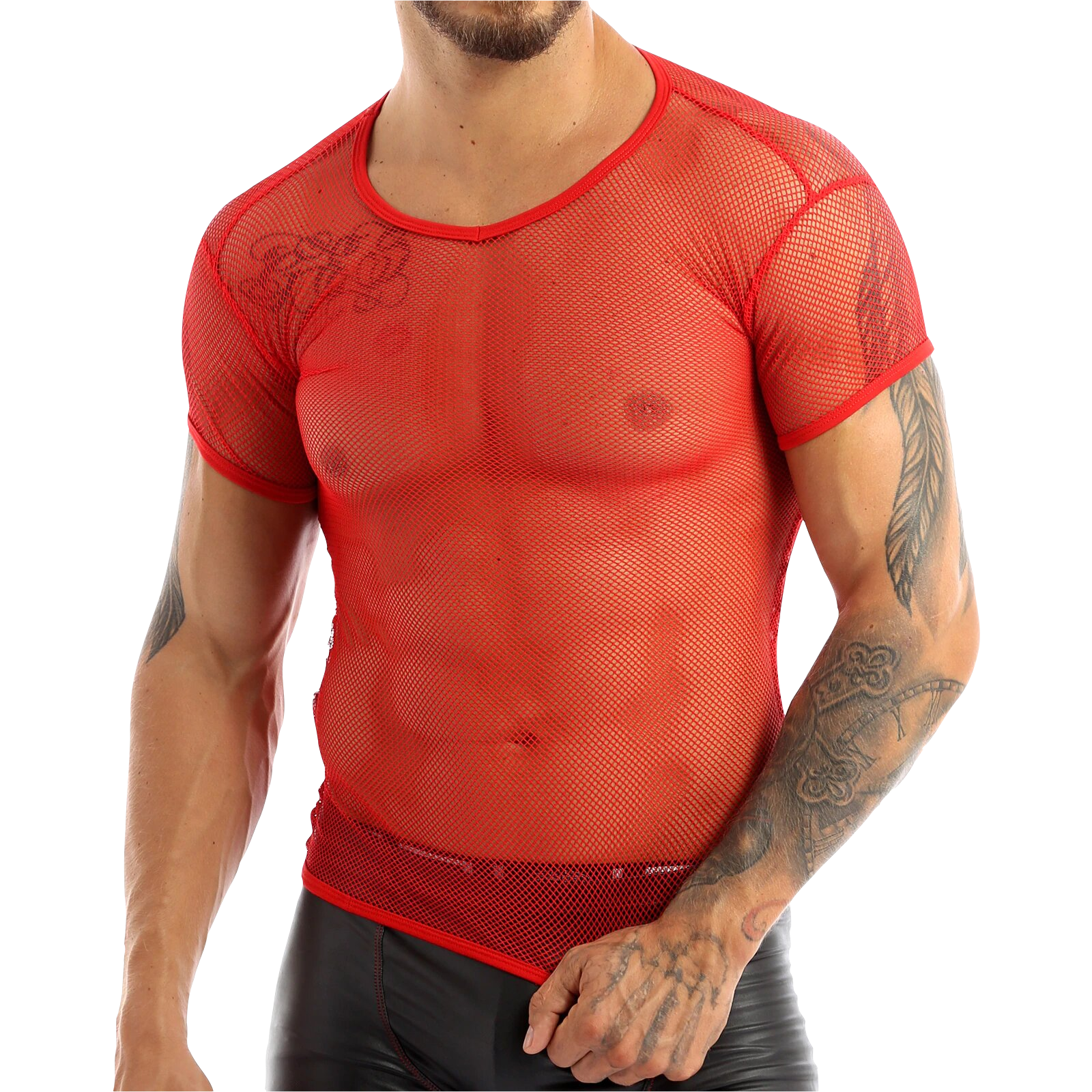 CAMISETA MALLA - ROJA IIXPN