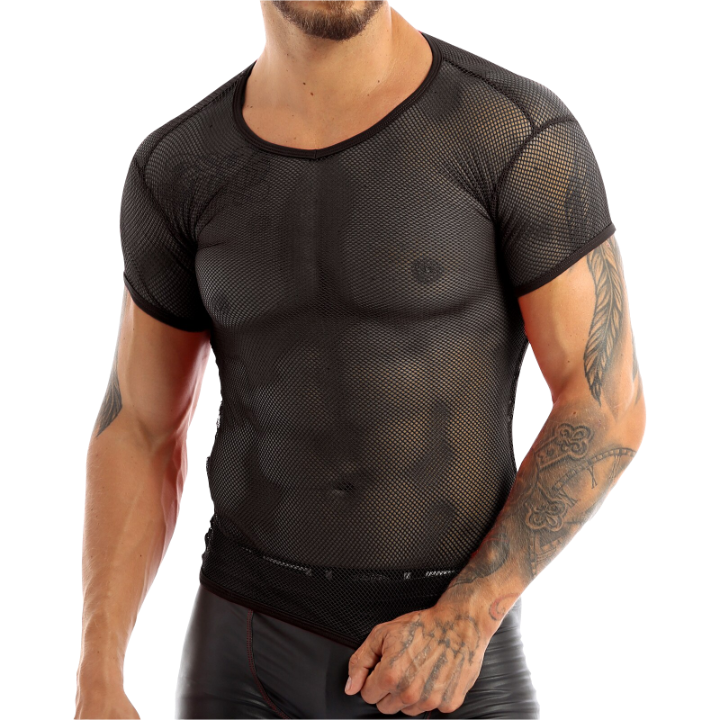 CAMISETA MALLA - NEGRA IIXPN
