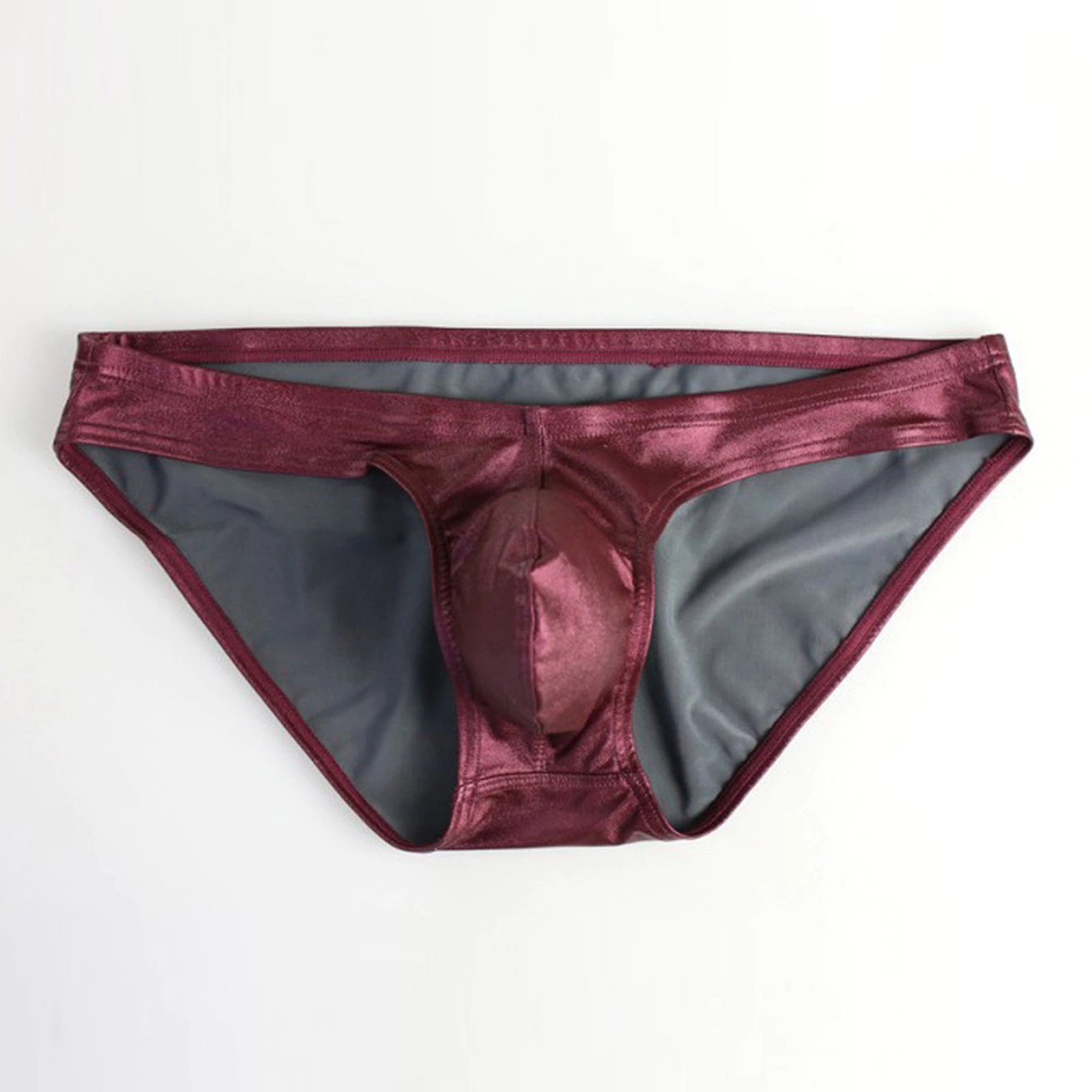 Brief de Cuerina BRAVE PERSON Rojo Vino - Image 5