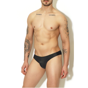 BRIEF J.J MALIBU -  SILKY  SEAMLESS  BLACK