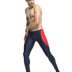 Lycra Azul Marino con Rojo TAUWELL 60612B