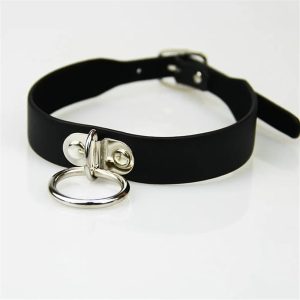 Collar Fino de Cuero 1 Argolla