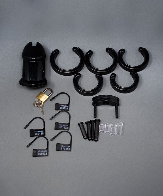 Jaula de Castidad Trophy Boy ANDREW CHRISTIAN (9.5 cm insertable) - Image 3