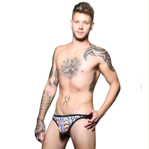 Traje de Baño tipo brief con Hebilla ANDREW CHRISTIAN Avalon Bikini 7744