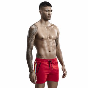 Shorts Rainbow Stripes TAUWELL Rojo 0501