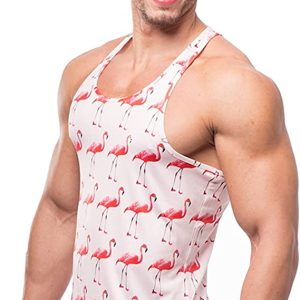 Camiseta BVD Grafic Stringer JED NORTH Flamingo
