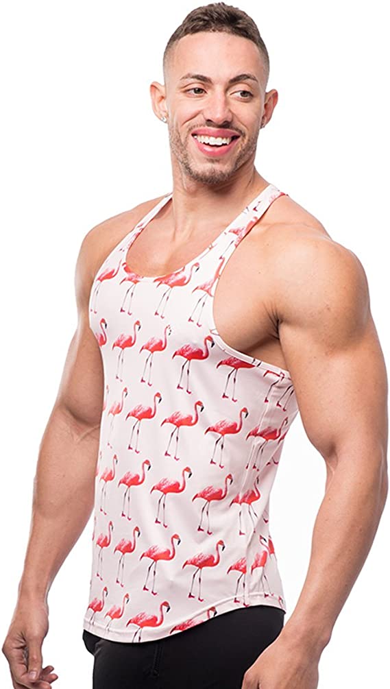 Camiseta BVD Grafic Stringer JED NORTH Flamingo - Image 2