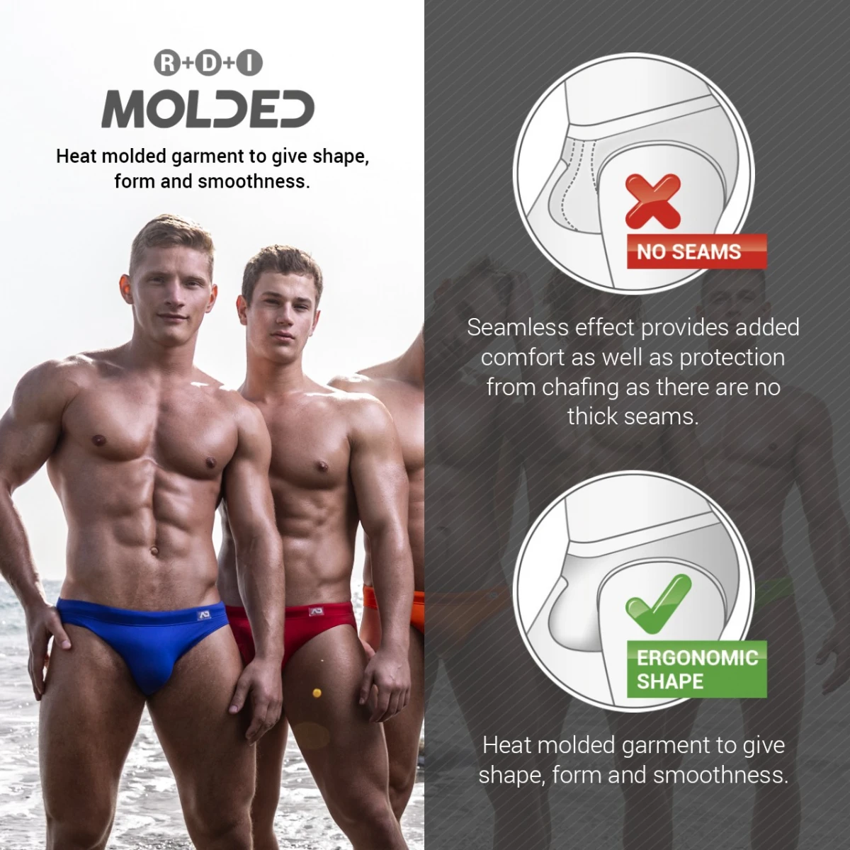 Traje de Baño tipo brief ADDICTED Basic AD Blanco - Image 4