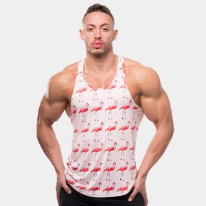 Camiseta BVD Grafic Stringer JED NORTH Flamingo