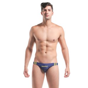 Traje de Baño tipo brief Line Mesh DESMIIT Azul S312