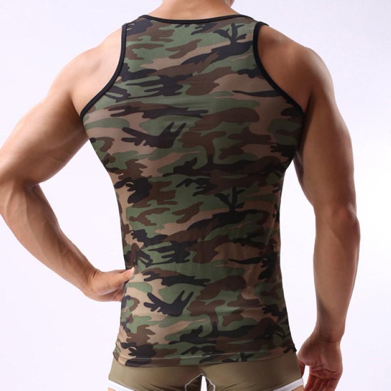 Camiseta BVD Camuflada COCKCON Verde - Image 4