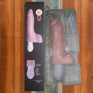 Dildo Grueso Ultra Realista Vibrador SUPER MAN Recargable (17 cm)