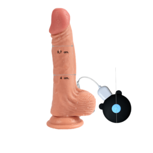 Dildo Realista Vibrador ROTATING 8.5" (21.8 cm)