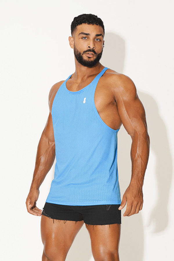 Camiseta BVD Come Through Mesh JJ MALIBU Celeste - Image 2
