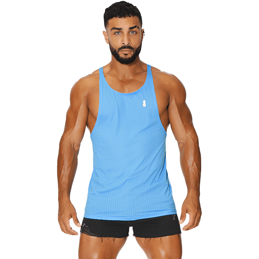 Camiseta BVD Come Through Mesh JJ MALIBU Celeste