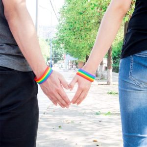 Pulsera de Silicona Rainbow CANDYFANCY Unisex