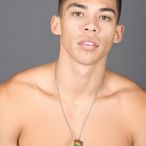 Collar con Colagante Pride Rainbow ANDREW CHRISTIAN - Acero Inoxidable