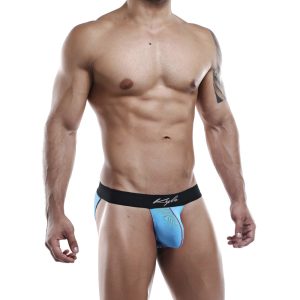Brief/Bikini Micro KYLE Celeste/Gris KLI016