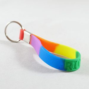 Llavero de Silicona PRIDE Unisex Bajo Relieve