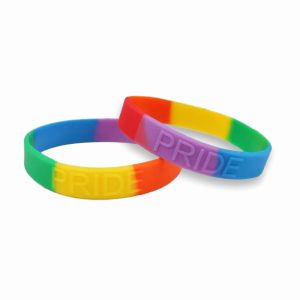 Pulsera de Silicona PRIDE Unisex Alto Relieve