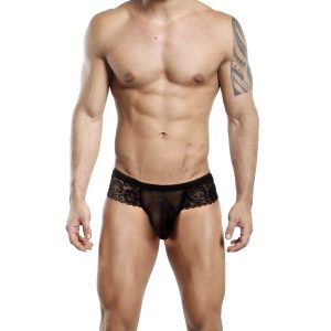 Brief con Encajes Orlaya SECRET MALE Negro SMI027