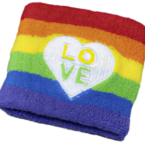 Muñequera Deportiva Rainbow Pride Love ANDREW CHRISTIAN
