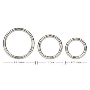 Set de Anillos Silver CALEXOTICS (3 pack)