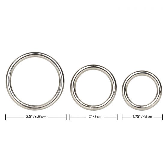 Set de Anillos Silver CALEXOTICS (3 pack) - Image 2