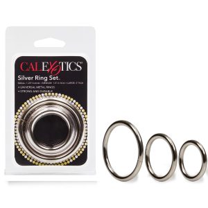 Set de Anillos Silver CALEXOTICS (3 pack)