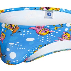 Traje de Baño tipo brief AUSSIEBUM Sponge Bob Celeste