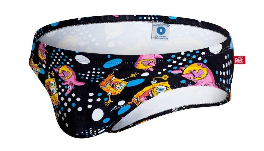 Traje de Baño tipo brief AUSSIEBUM Sponge Bob Negro - Image 2