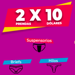 2 PRENDAS X $10