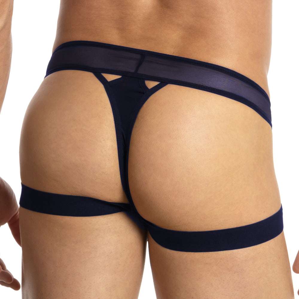 Hilo/Thong Suspensorio Black Widow DADDY Navy DDK030 - Image 3