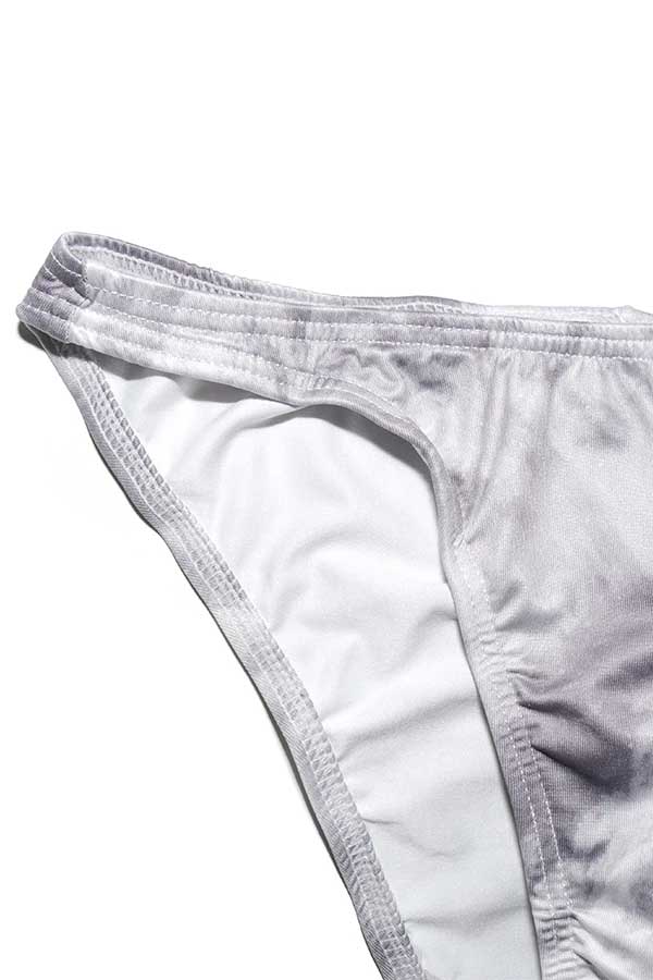 Brief Pop off Stretch JJ MALIBU Gris Tye Dye - Image 5