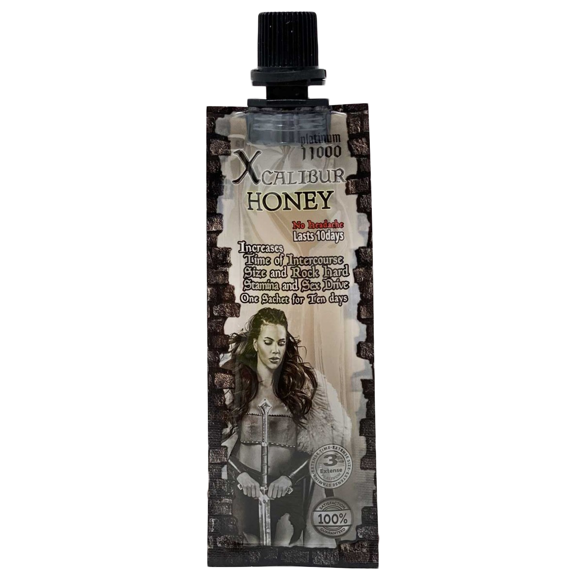 Retardante Y Vigorizante X CALIBUR HONEY Platinum 110000 (Sachet)